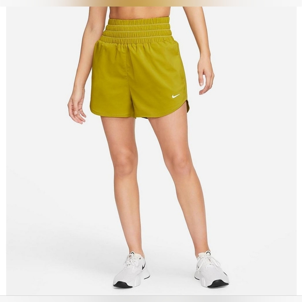 Women's Nike One Dri-FIT Ultra High-Waisted 3-Inch Brief-Lined Shorts size XS - Picture 1 of 11